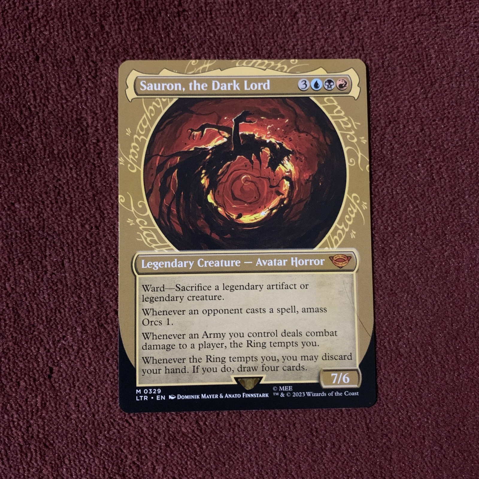 Sauron, the Dark Lord (Showcase) Universes Beyond: the Lord of the Rings: Tales Sauron, the Dark Lord (Showcase) Universes Beyond: the Lord of the Rings: Tales