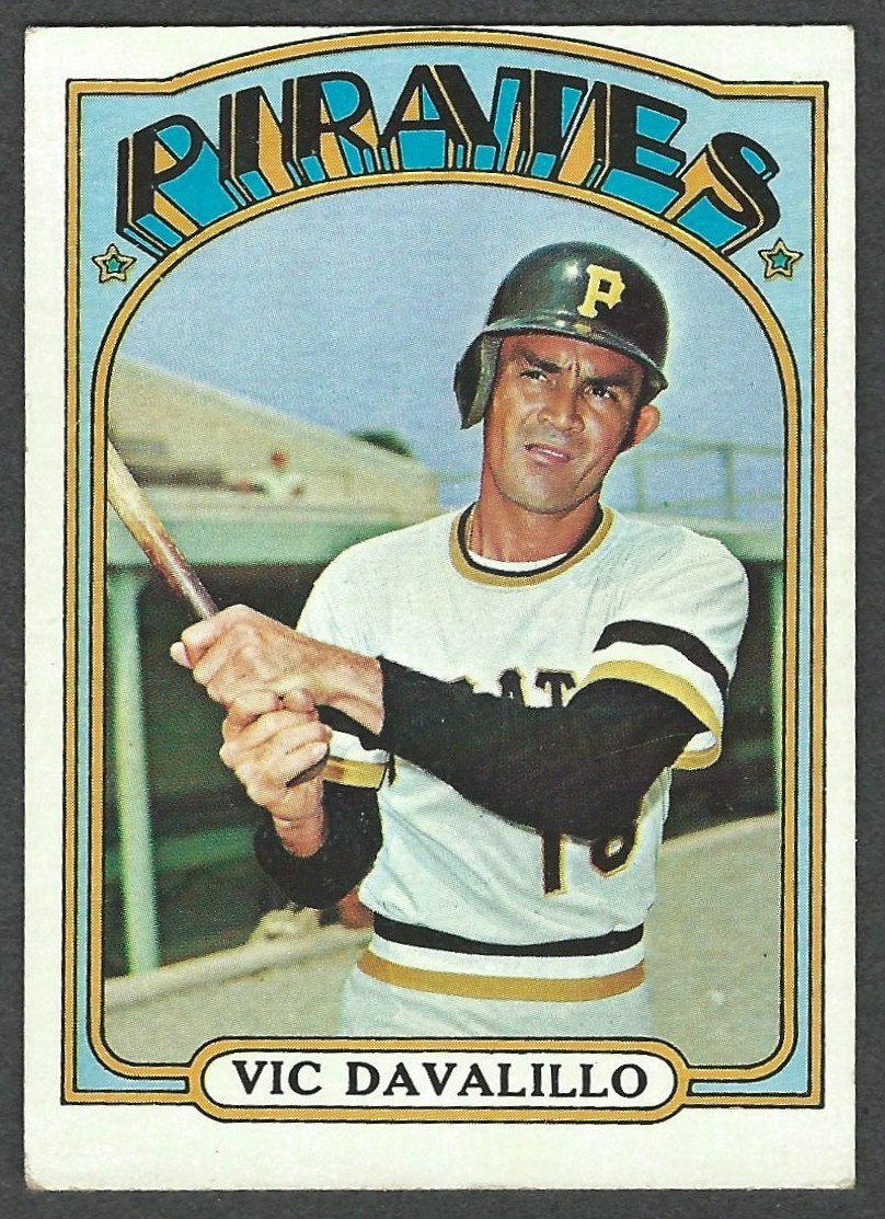 1972 Topps #785 Vic Davalillo - Pittsburgh Pirates - High # - VG