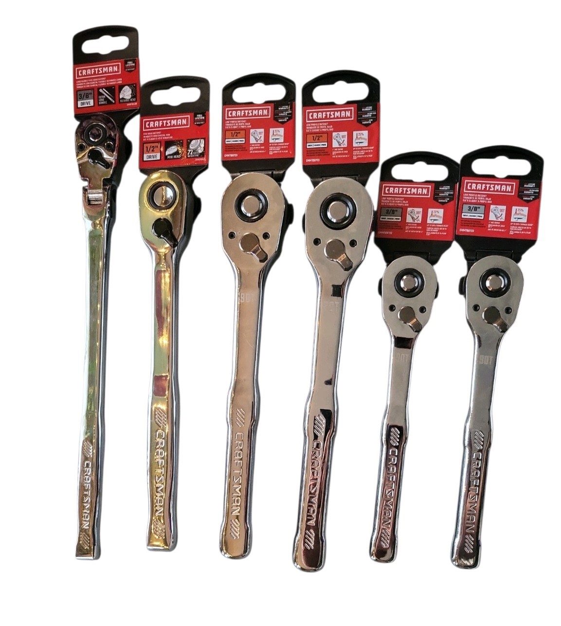 Set of 6 Craftsman Ratchets 1- 3/8\ Set of 6 Craftsman Ratchets 1- 3/8\