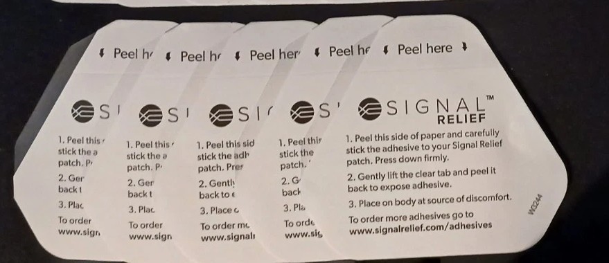5 Count--Signal Relief Patch Adhesives--Reusable--No Patch 5 Count--Signal Relief Patch Adhesives--Reusable--No Patch