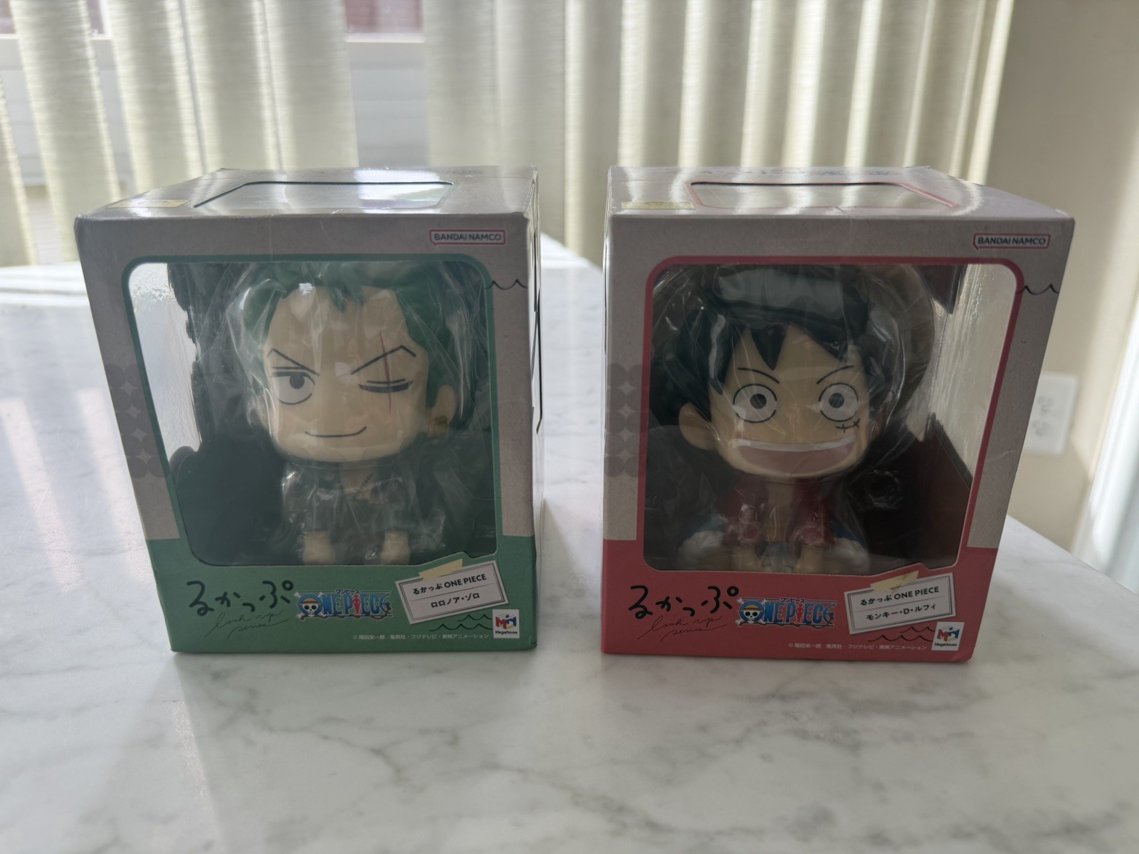MegaHouse Look Up Series Zoro & Luffy Figurine - One Piece Anime & Manga