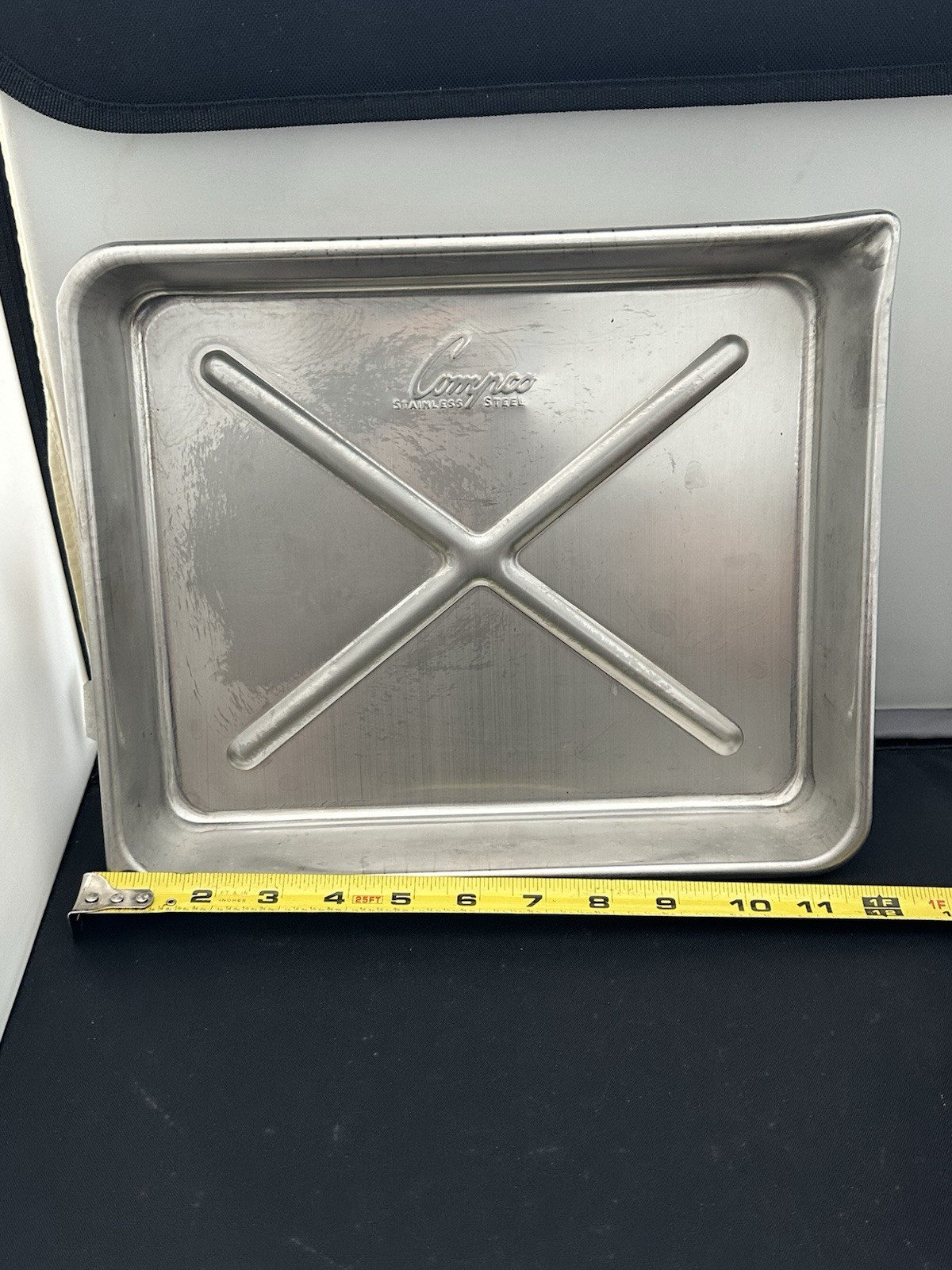 Vintage Rare Compco Stainless Steel Film Pan Developer Stop Bath Fixer Metal