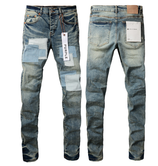 2026 New purple Brand Men's Personality Fashion Jeans Size Hot