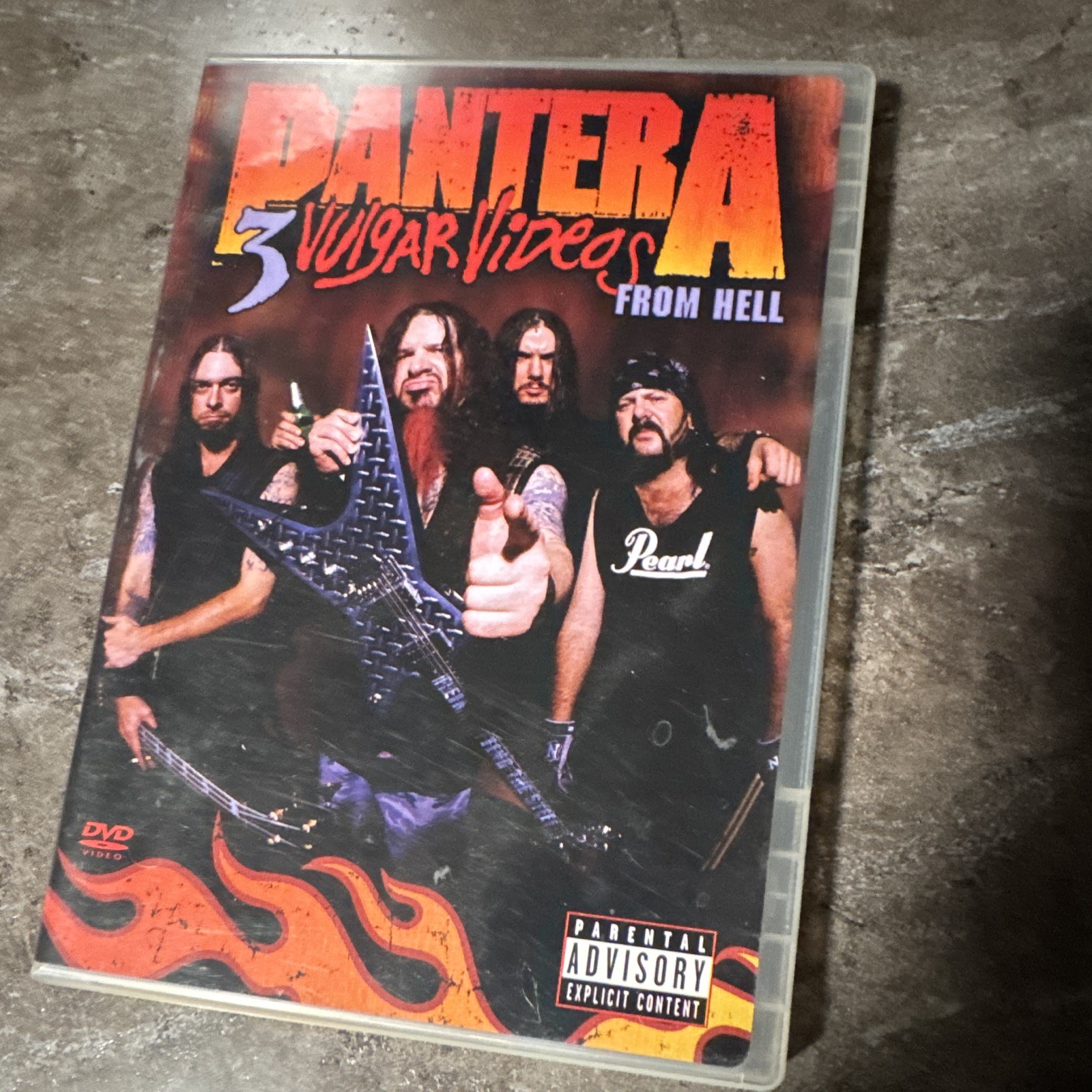 1999 Elektra Entertainment Pantera 3 Vulgar Videos From Hell Dimebag Darrell