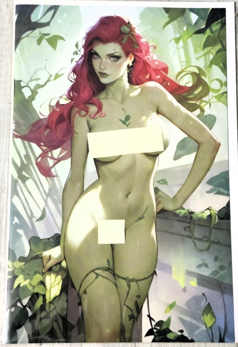 Keys Comics #3 Pin-Up Gallery - Poison Ivy - Full Nude