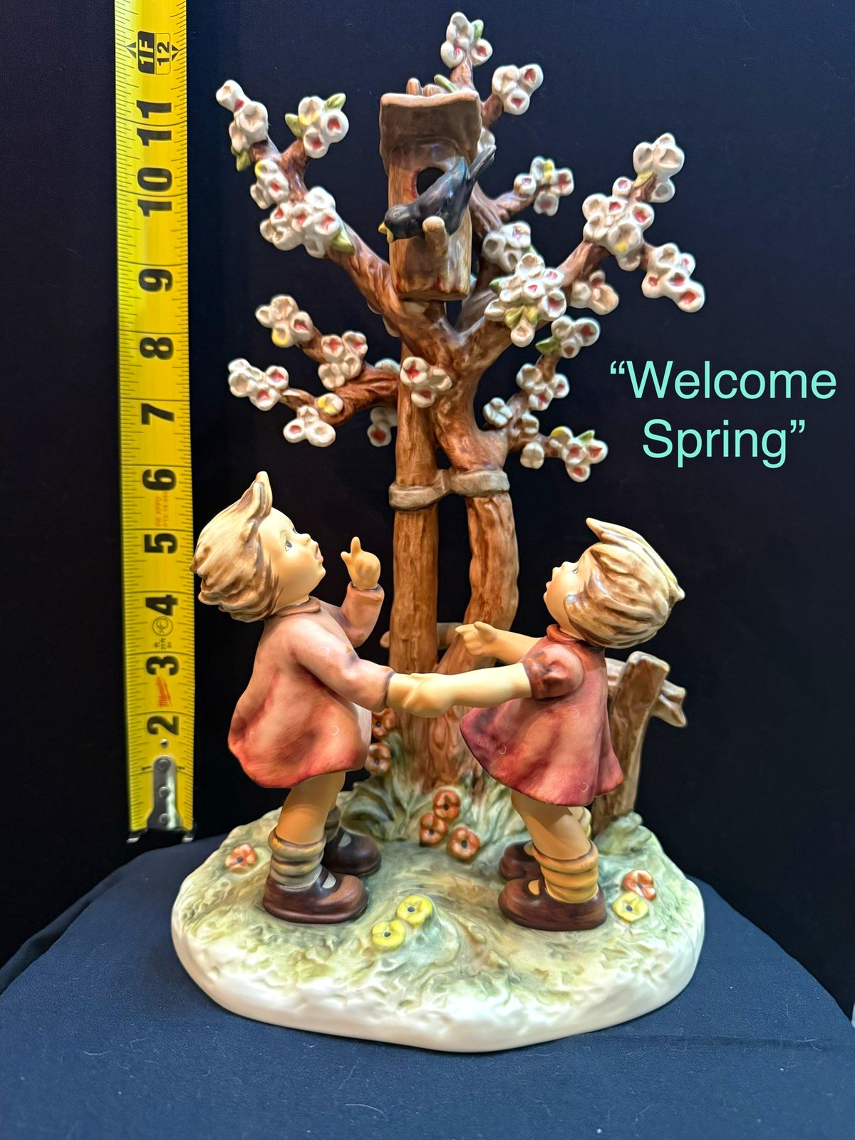 Goebel M.I. Hummel “Welcome Spring” Century Collection Porcelain Signed TMK7 Goebel M.I. Hummel “Welcome Spring” Century Collection Porcelain Signed TMK7