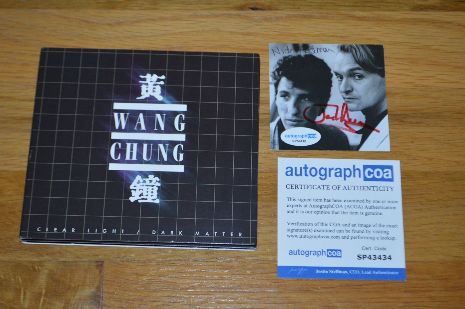 Wang Chung Autographed \