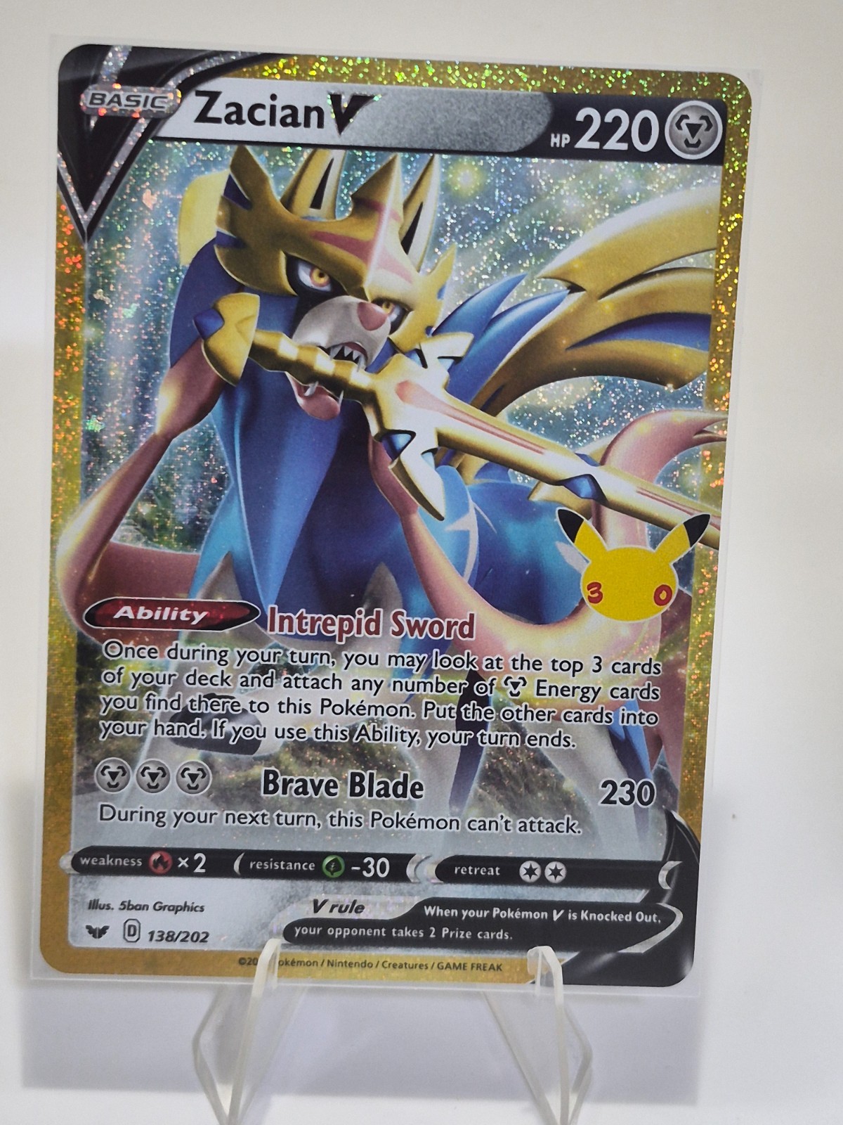 Zacian V - ME: 30th Celebration Classic Collection Zacian V - ME: 30th Celebration Classic Collection