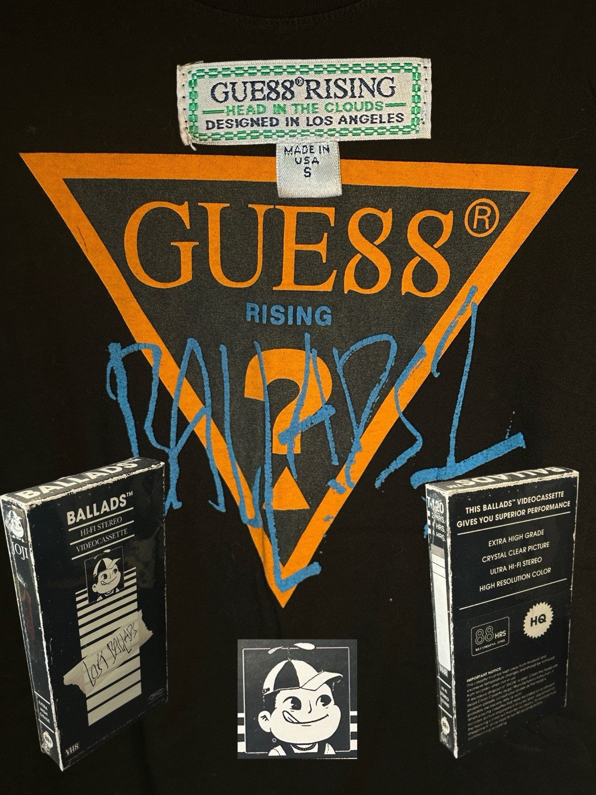 Guess x 88rising LOST BALLADS limited edition VHS tape & BALLADS 1 shirt BUNDLE