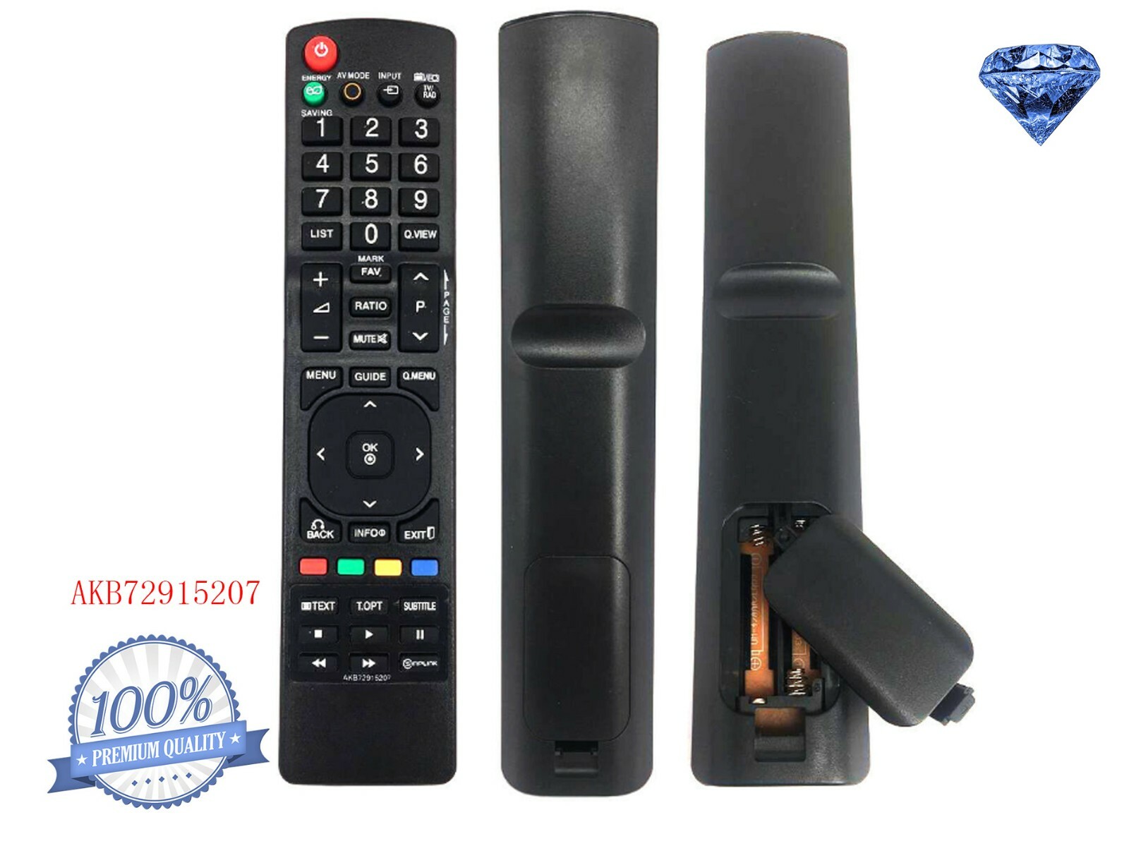 New Replaced AKB72915207 Remote Control for LG TV 32LH250C 32LD350C 42LD420C