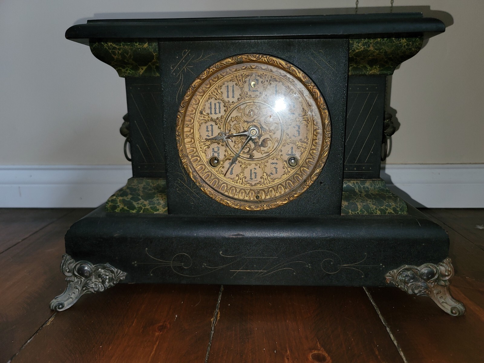 1910s 20s ANTIQUE MANTLE CLOCK 1910s 20s ANTIQUE MANTLE CLOCK