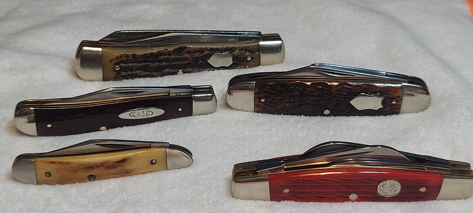 Lot Of 5 Case Xx Knives And Others.