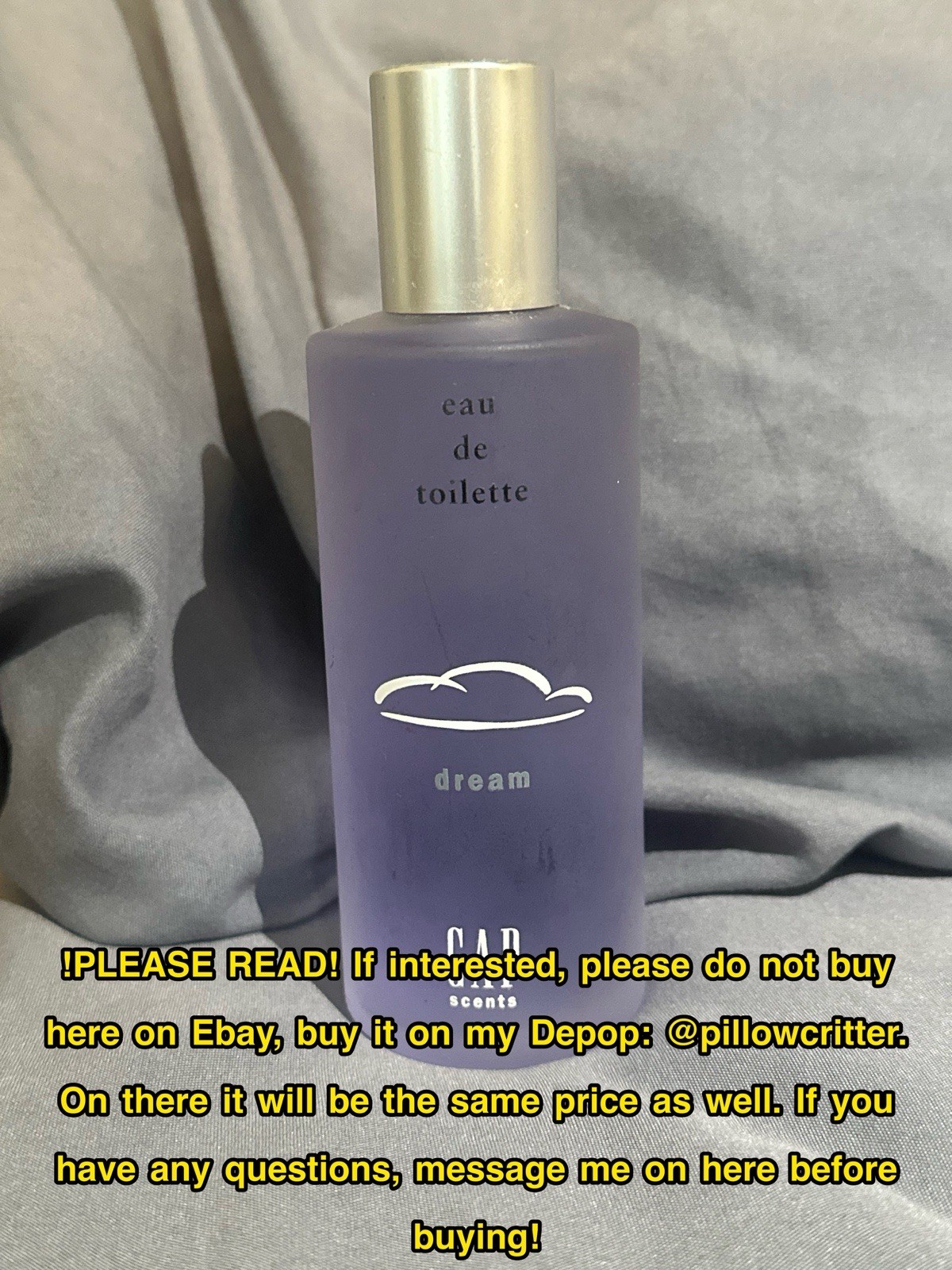 *VINTAGE RARE* 1990s GAP dream eau de toilette with full 4oz juice (Read Photo)