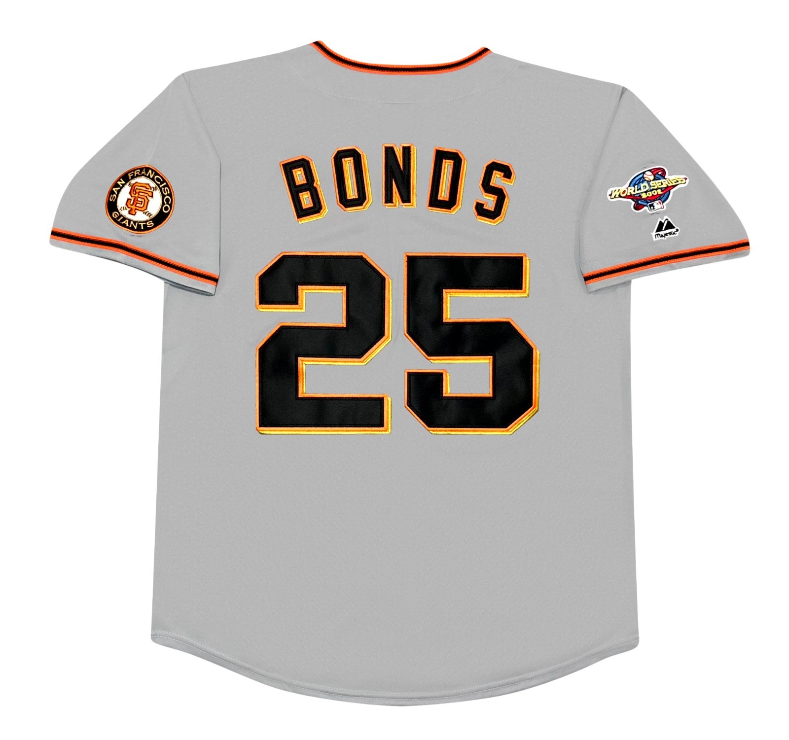Barry Bonds San Francisco Giants 2002 World Series Road Jersey Men\'s (L-XL)