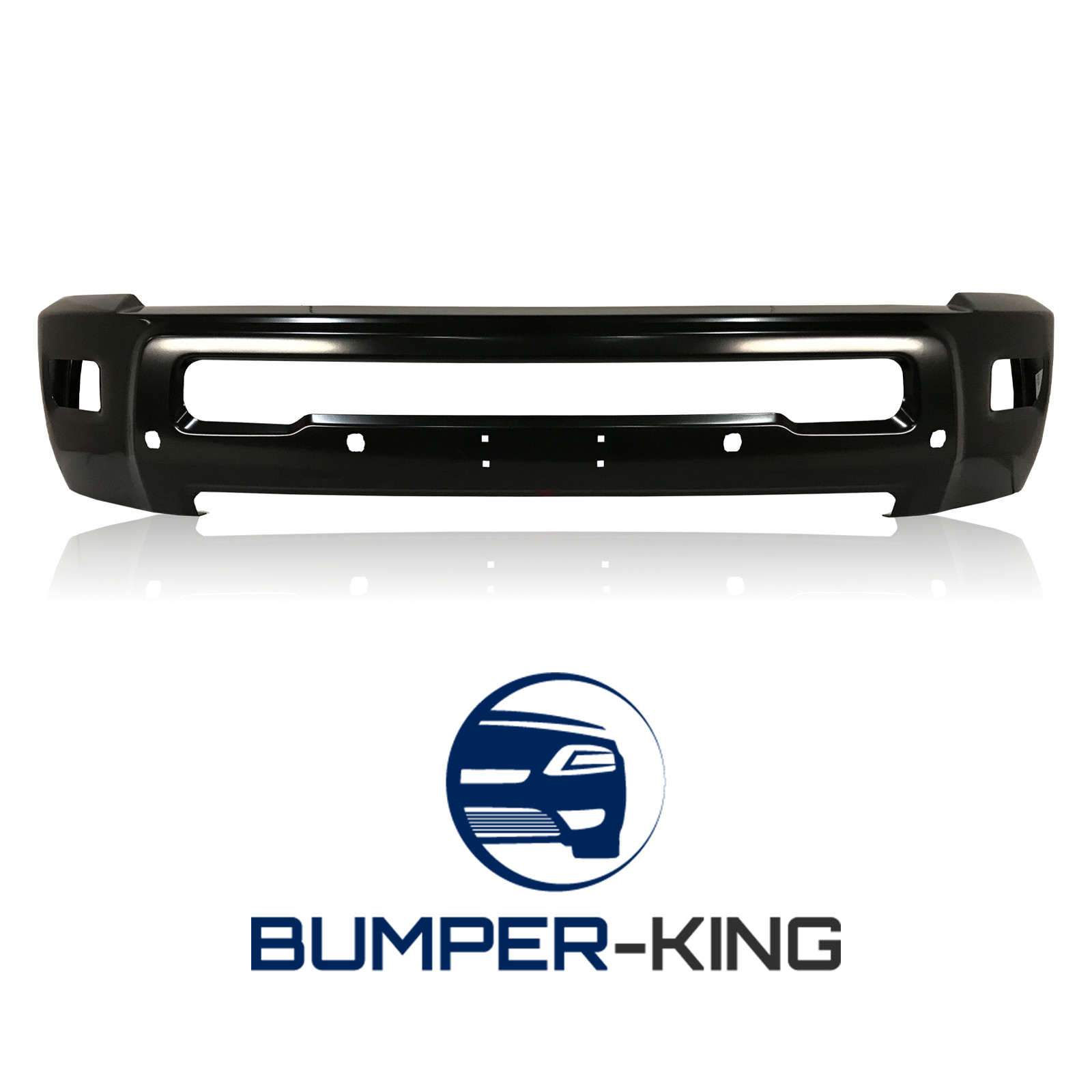 BUMPER-KING Primered Front Face Bar for 2010-2018 RAM 2500 3500 w/ Park & Fog