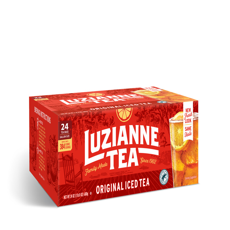 Luzianne Black Iced Gallon Tea Bags, 24 Count