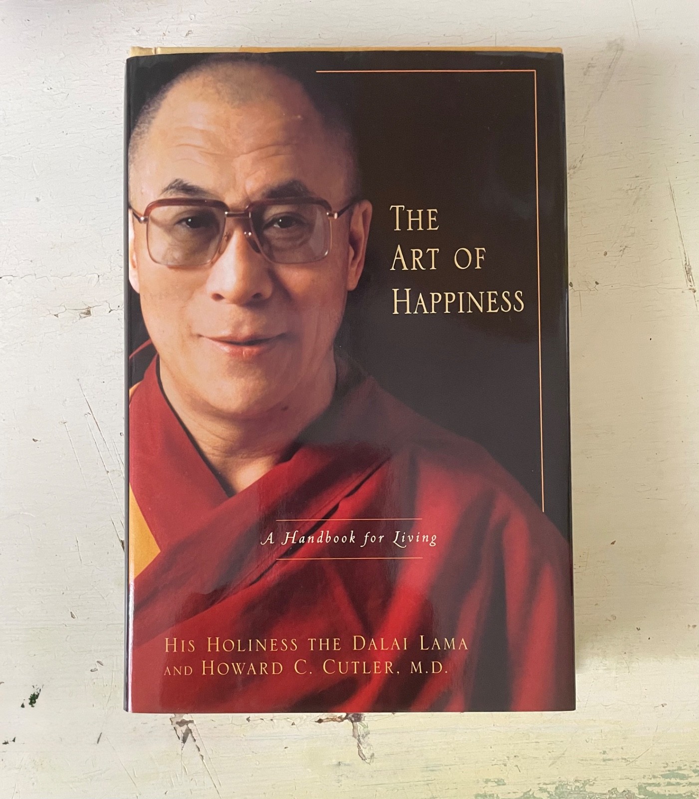 His Holiness The Dalai Lama Signed The Art Of Happiness COA