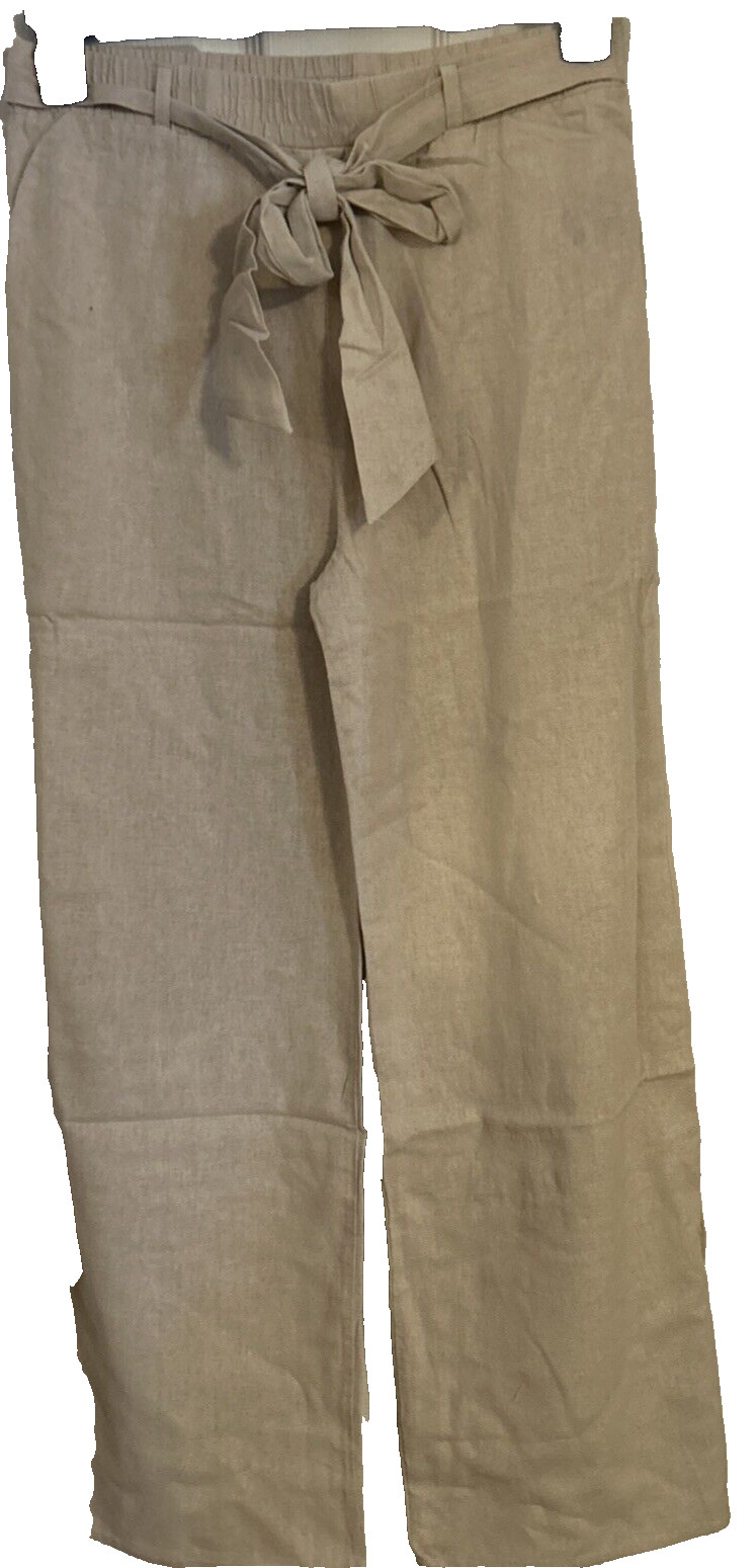 Ambiance Apparel Women\'s Pants, Natural, Medium Ambiance Apparel Women\'s Pants, Natural, Medium