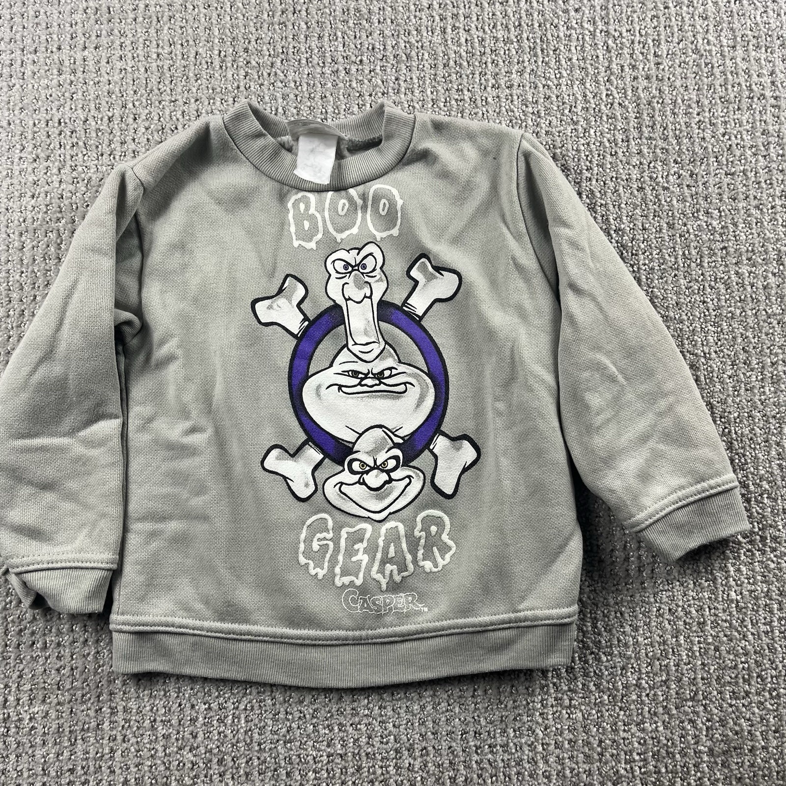 Vtg 1995 Casper The Friendly Ghost Sweatshirt Boo Gear Halloween Youth XS 4/5 Vtg 1995 Casper The Friendly Ghost Sweatshirt Boo Gear Halloween Youth XS 4/5