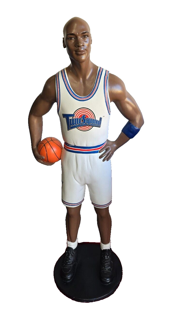 Michael Jordan Space Jam JCPenney Contest 32” Statue 1996 Basketball TALL RARE