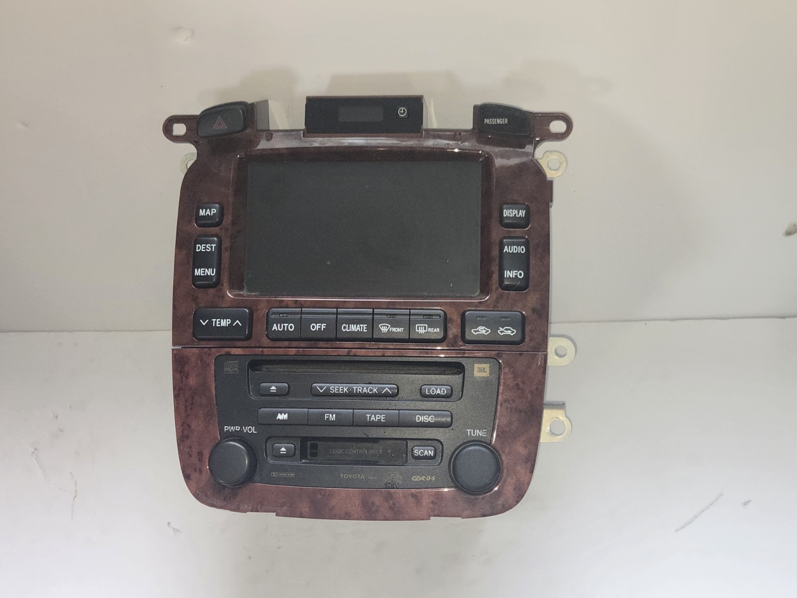 2004-2007 Toyota Highlander Radio Navigation Display Screen Climate Control OEM