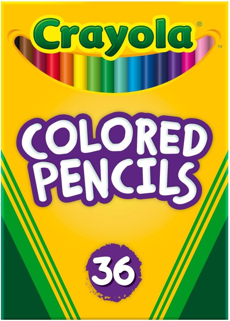 Crayola Colored Pencils (36ct), Teacher School Supplies for Kids & Adults, Ages Crayola Colored Pencils (36ct), Teacher School Supplies for Kids & Adults, Ages