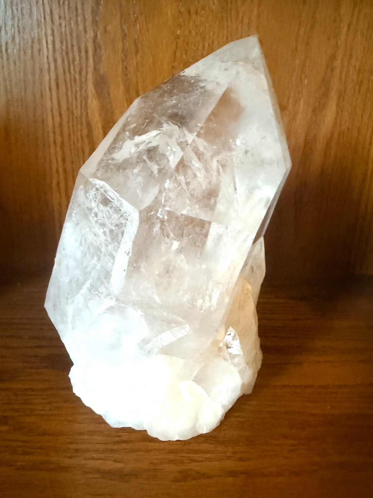 Rare Clear Quartz Crystal Gemstone Jumbo Tabby Record Keeper Laser Specimen 777