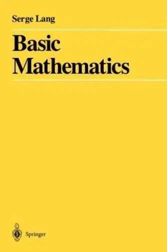 Basic Mathematics  Springer hardcover Premium Quality by Ser........