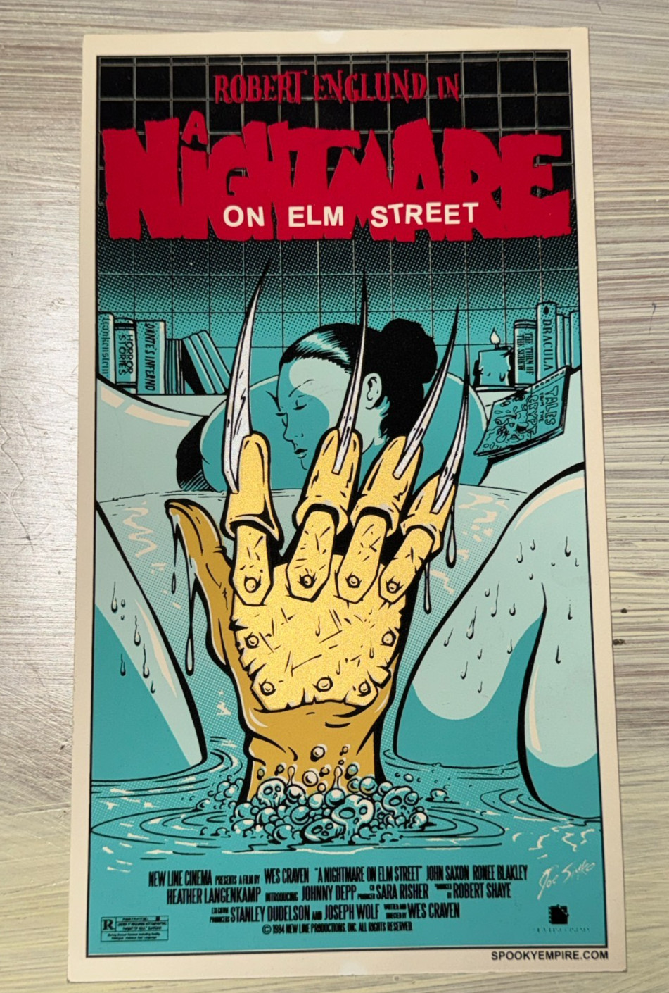 Spooky Empire Limited Edition 2010 Silk Screen 57/100 poster by Joe Simko Freddy