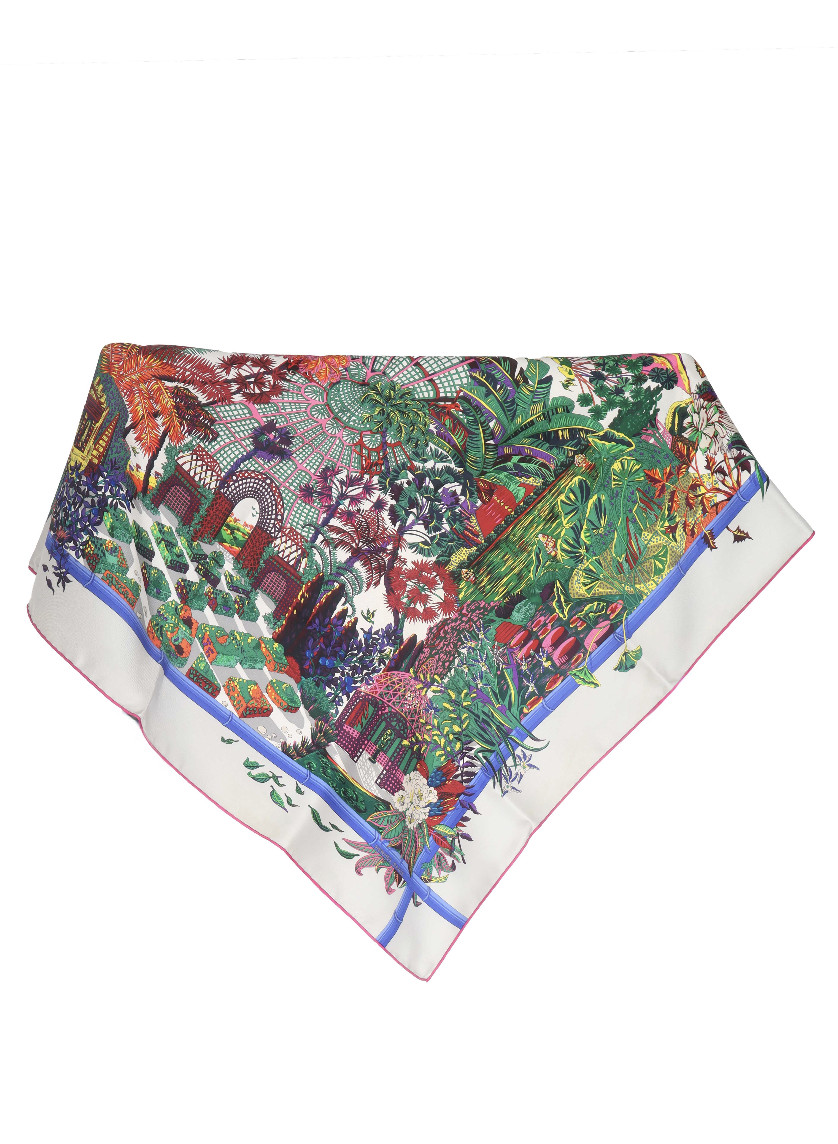 Hermès Silk Twill Scarf 90x90 cm Hand-Rolled Edges Women\'s Pre-Owned