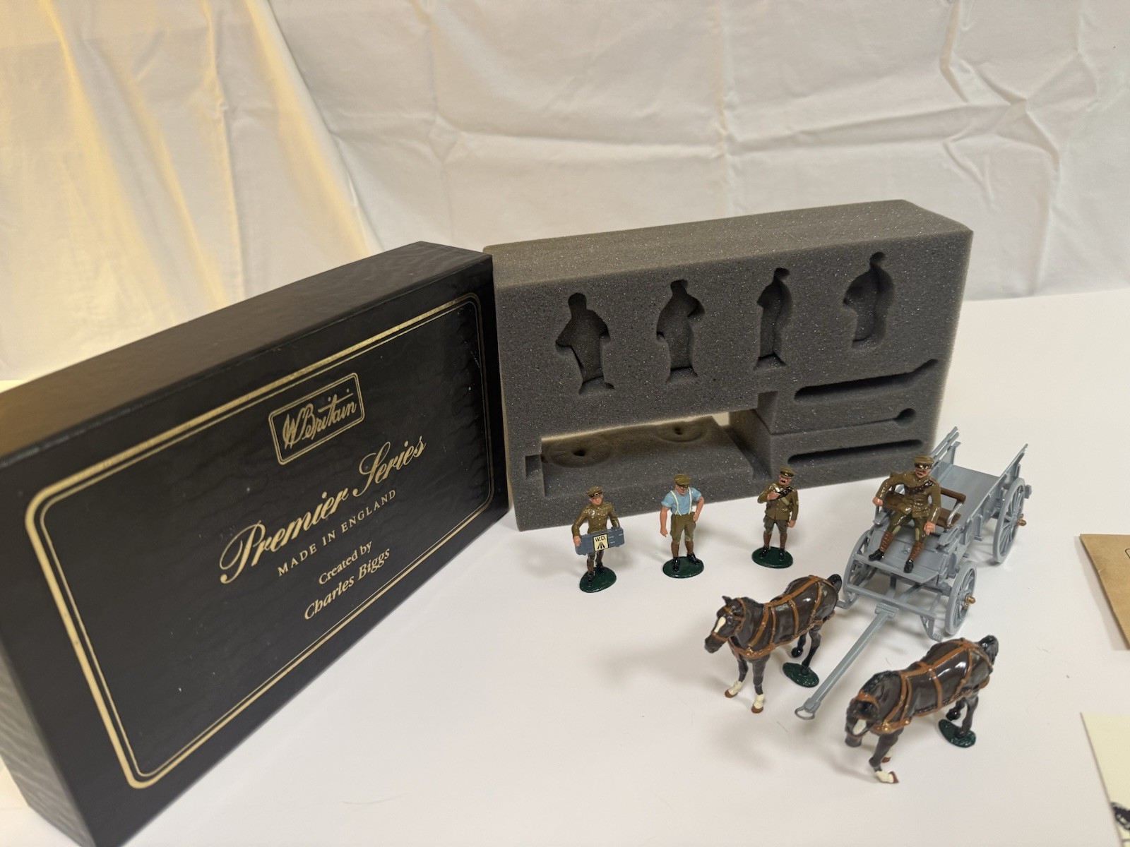 Britains Premier: Boxed Set 8920 - Army Service Corp Wagon, c1915. Charles Biggs Britains Premier: Boxed Set 8920 - Army Service Corp Wagon, c1915. Charles Biggs