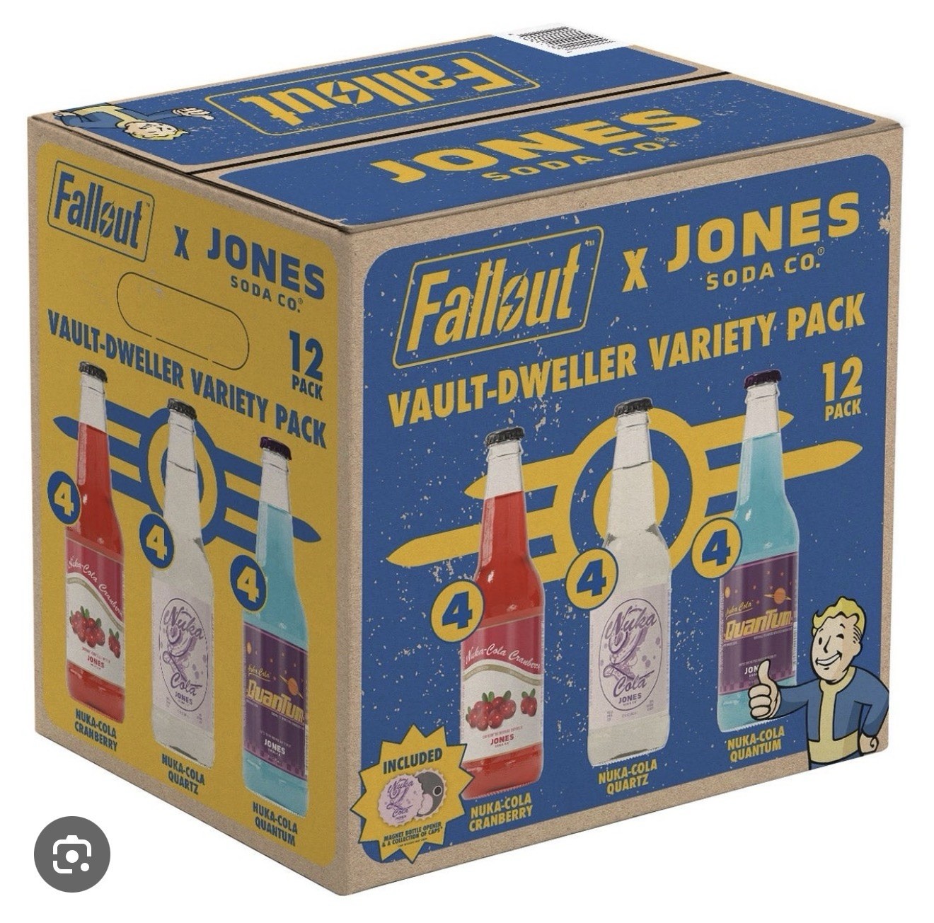 FALLOUT x Jones Soda VAULT DWELLER Variety 12-Pack LIMITED Edition SEALED New FALLOUT x Jones Soda VAULT DWELLER Variety 12-Pack LIMITED Edition SEALED New