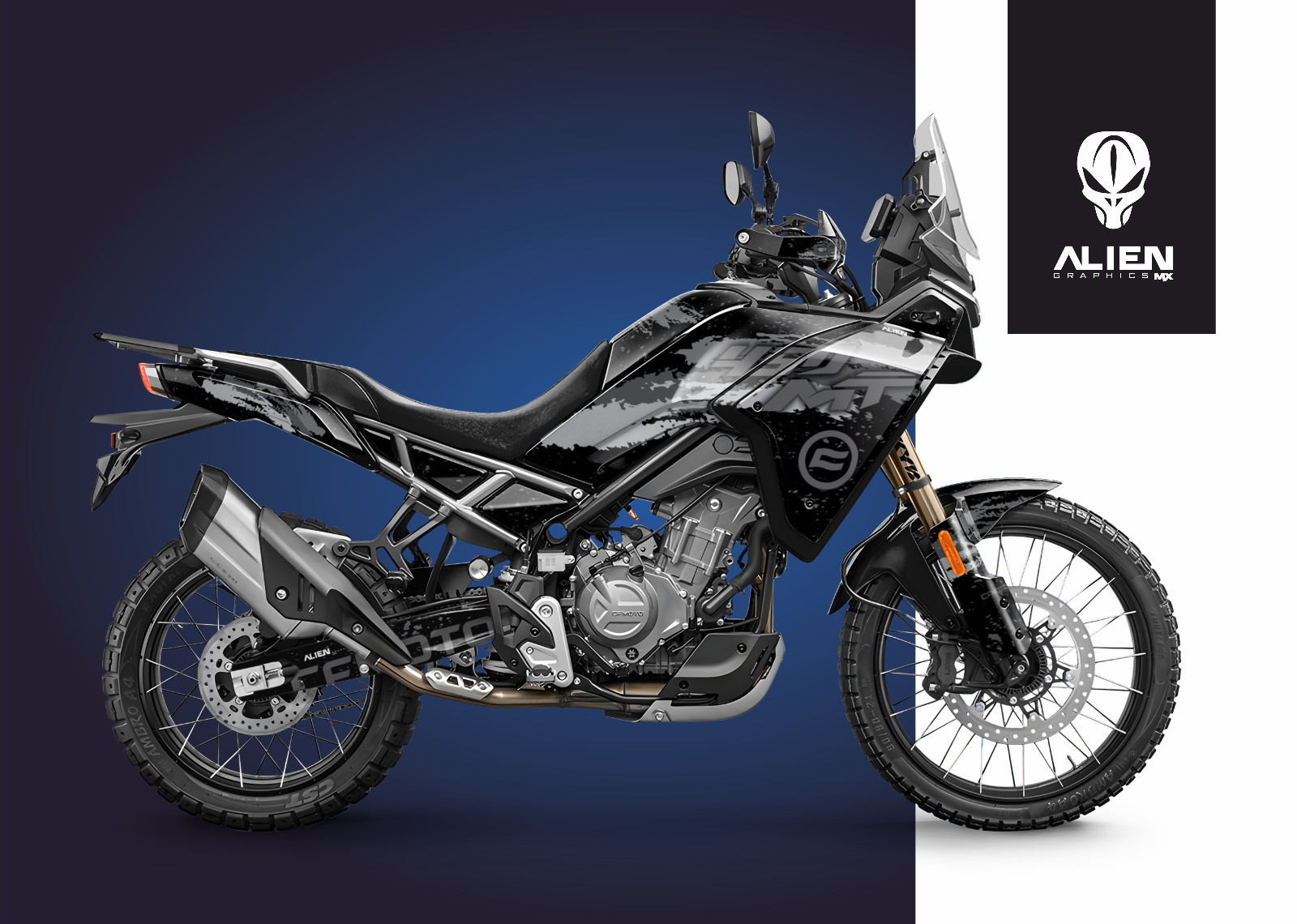 CFMoto 450MT 2024-2026 graphics kit sticker de design 29
