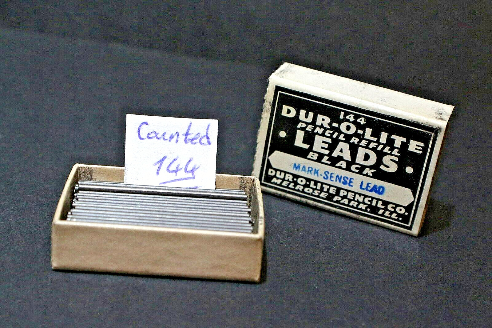 Vintage 144 DUR-O-LITE MARK SENSE Leads, about 0.046\