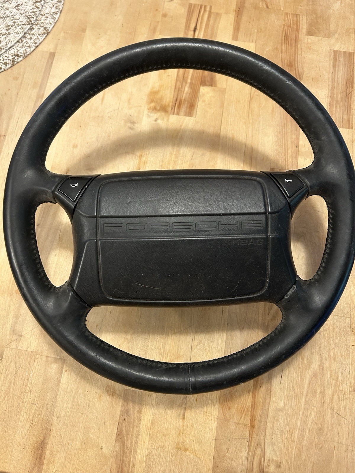 OEM PORSCHE 968 944 964 Lenkrad steering wheel Black DE964327303301