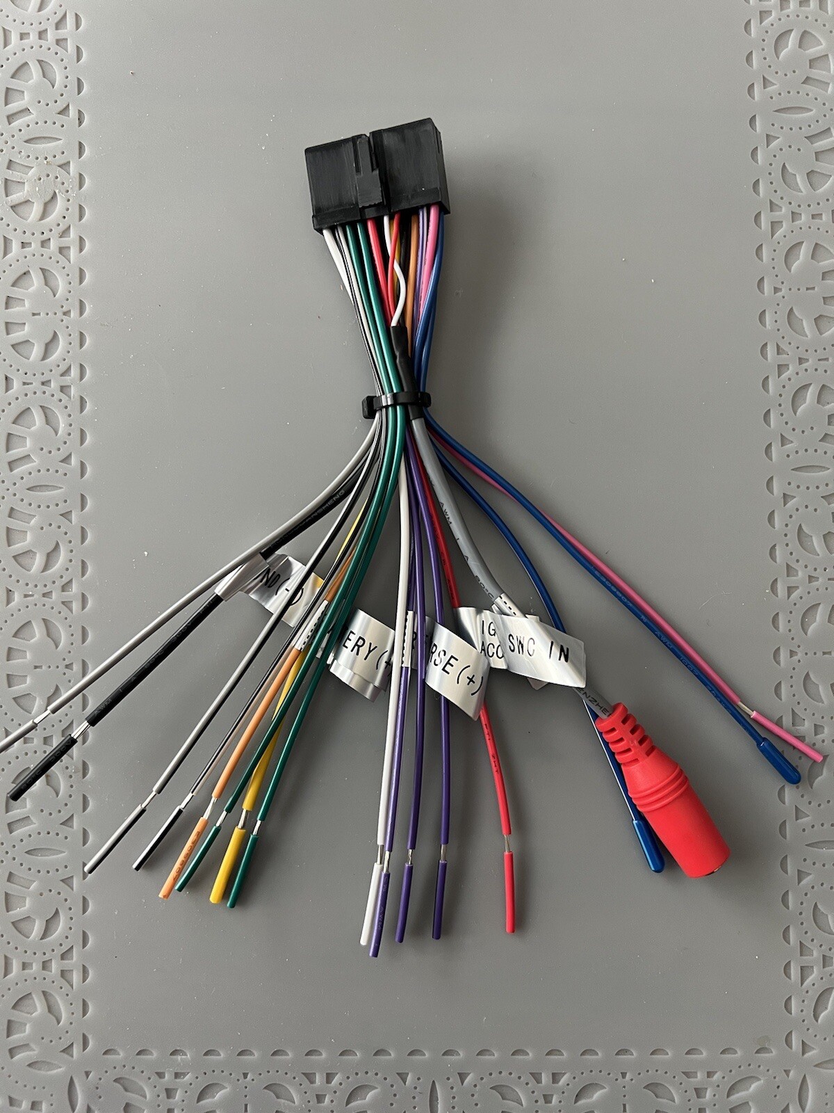 Original Dual Wire Harness For DCPA81W, DCPA723W, DCPA813