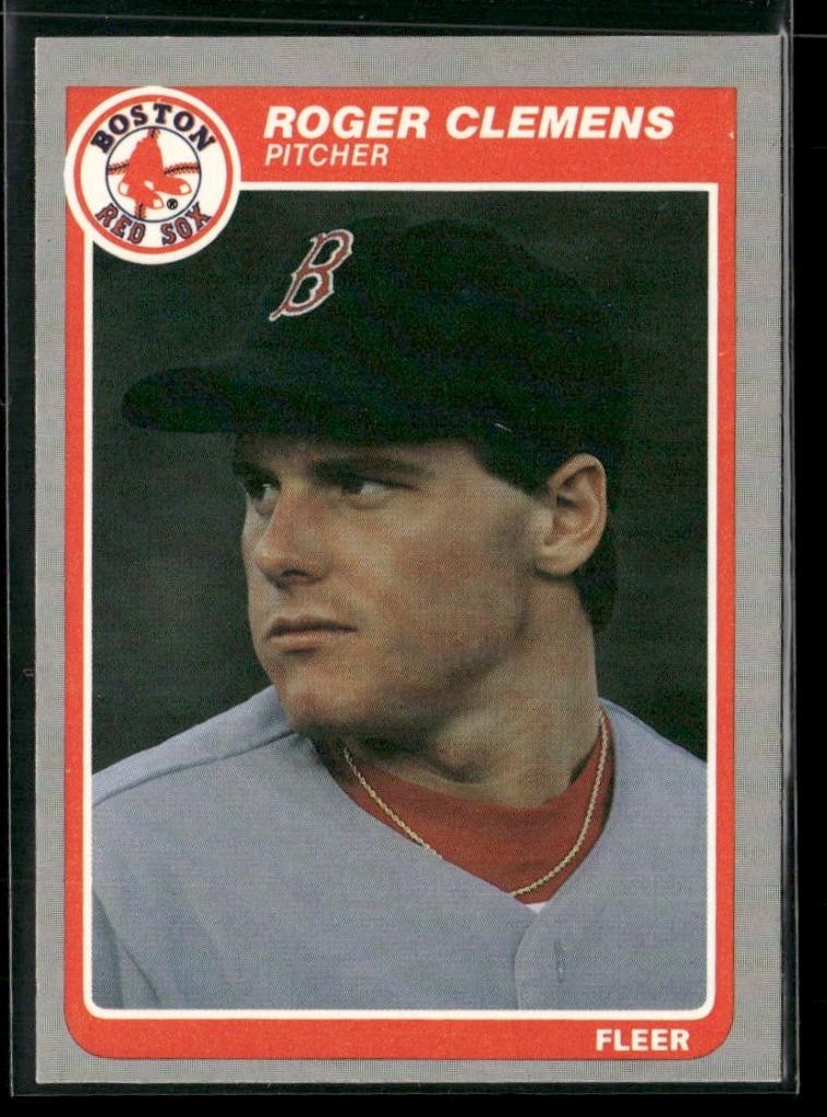1985 Fleer Rookie - Roger Clemens (#155)  Boston Red Sox