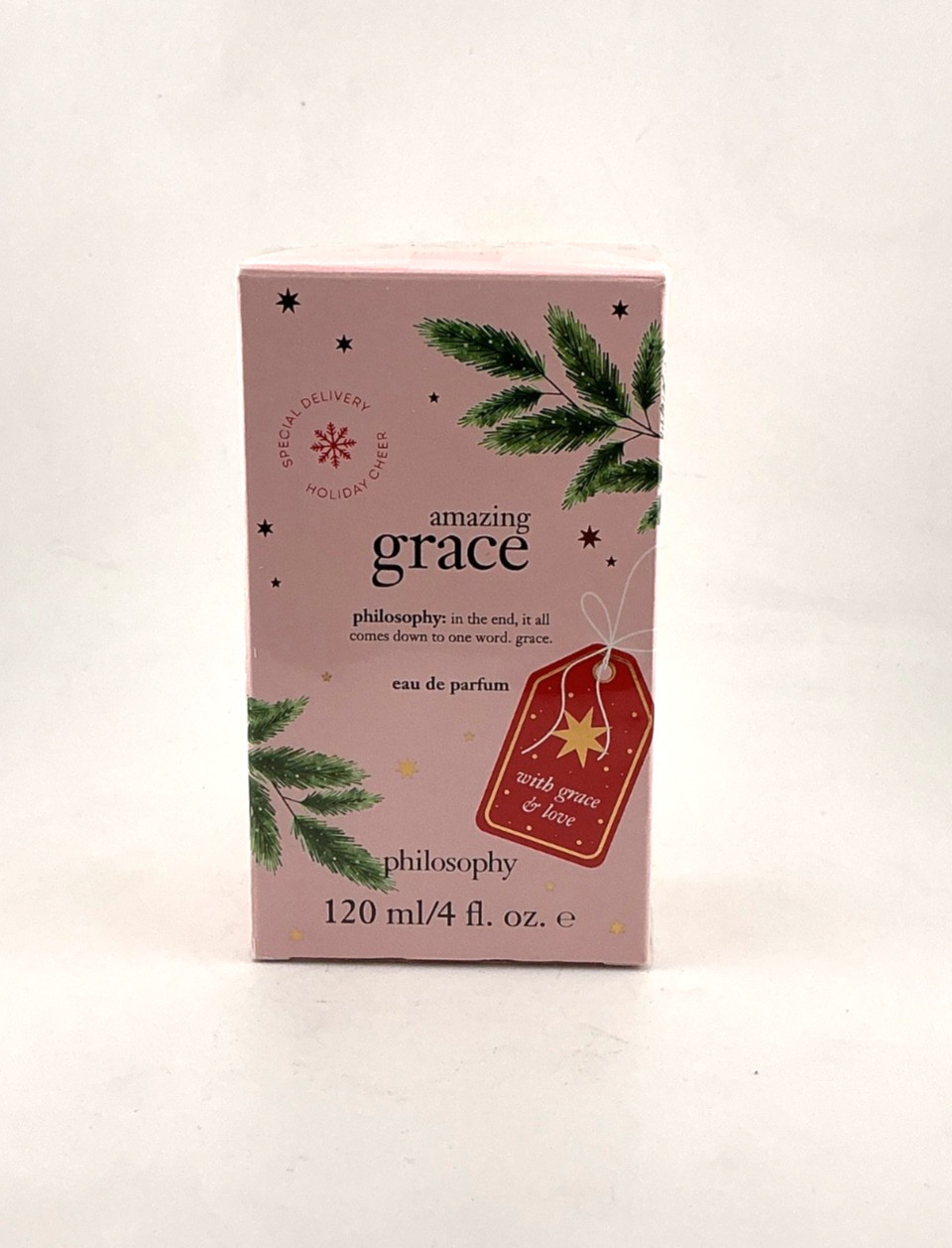 Philosophy Amazing Grace Eau de Parfum Holiday Cheer Edition Gift Box 4oz Sealed