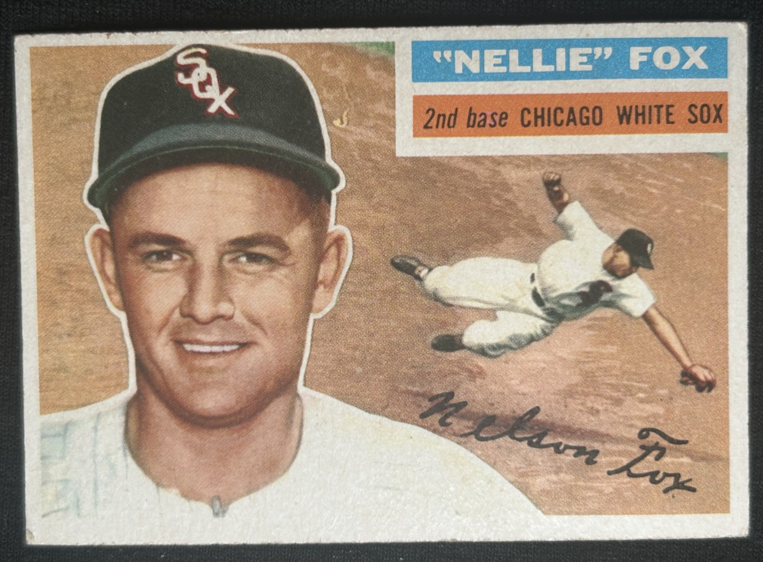 1956 Topps - Nellie Fox #118 EX/VG 1956 Topps - Nellie Fox #118 EX/VG