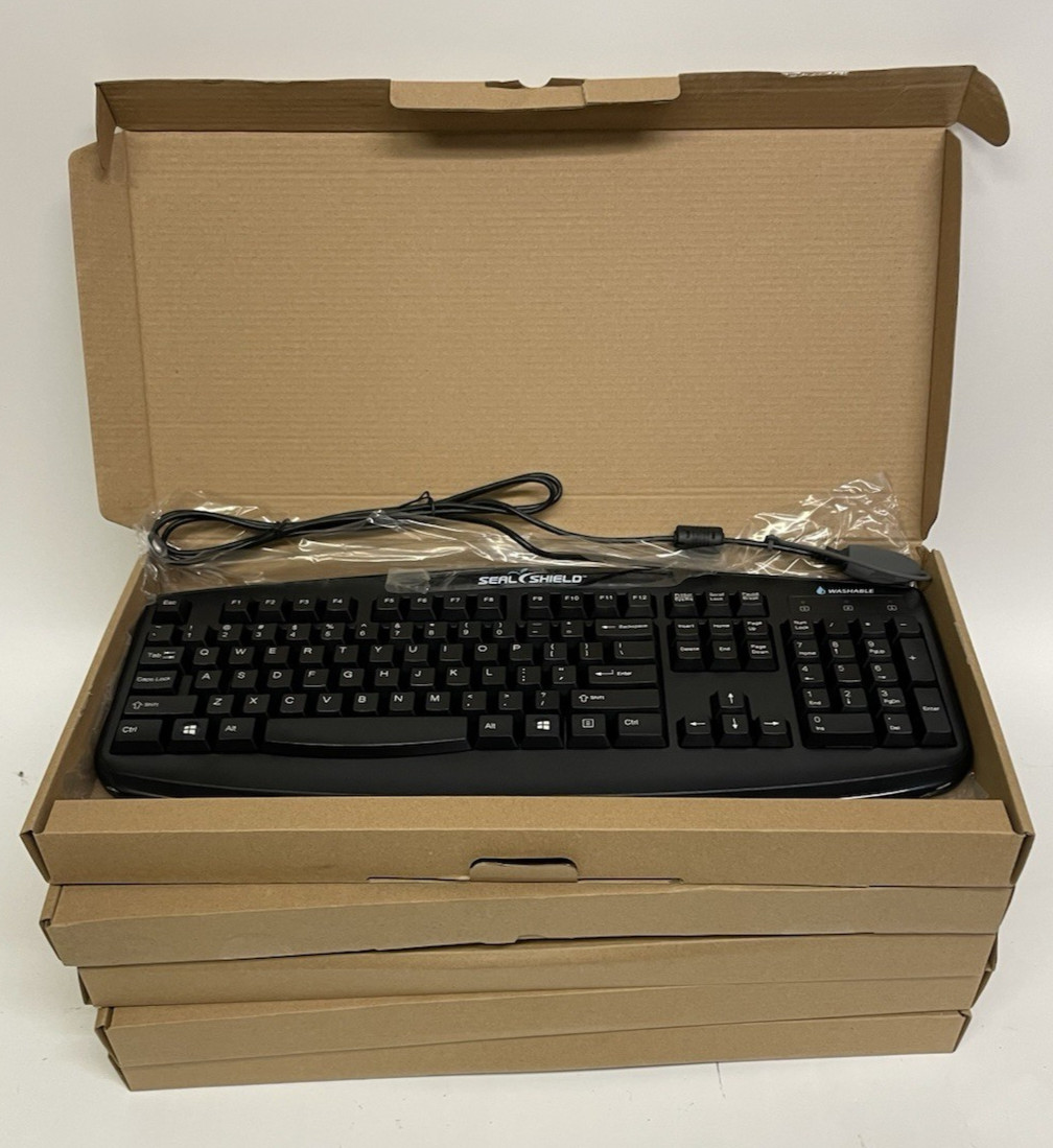 LOT OF 25 USB Seal Shield Desktop Waterproof Computer Keyboard STK503 Outdoor