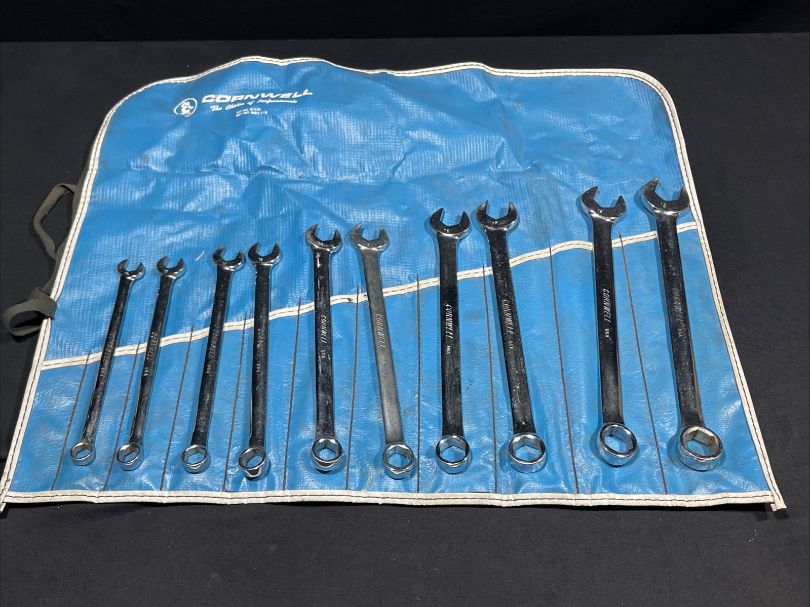 CORNWELL Kit No. K-110 Set No. WC1-11S  Serie CWS 10-19 Made In USA Set Of 10