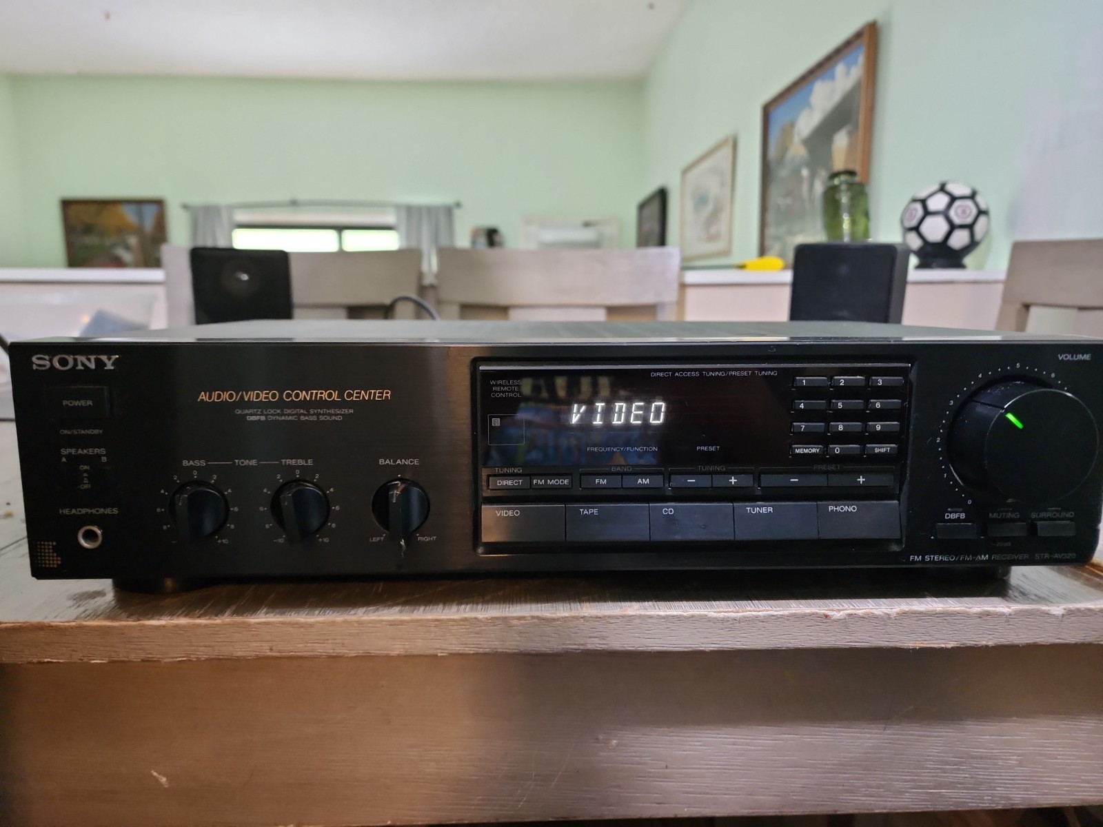 Sony STR-AV320 Audio/Video Control Center Reciever ~ Tested & Working