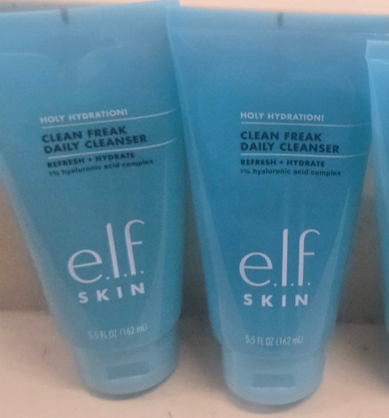 e.l.f. SKIN Holy Hydration Clean Freak Daily Cleanser, 5.5 Ounce 2 PK e.l.f. SKIN Holy Hydration Clean Freak Daily Cleanser, 5.5 Ounce 2 PK