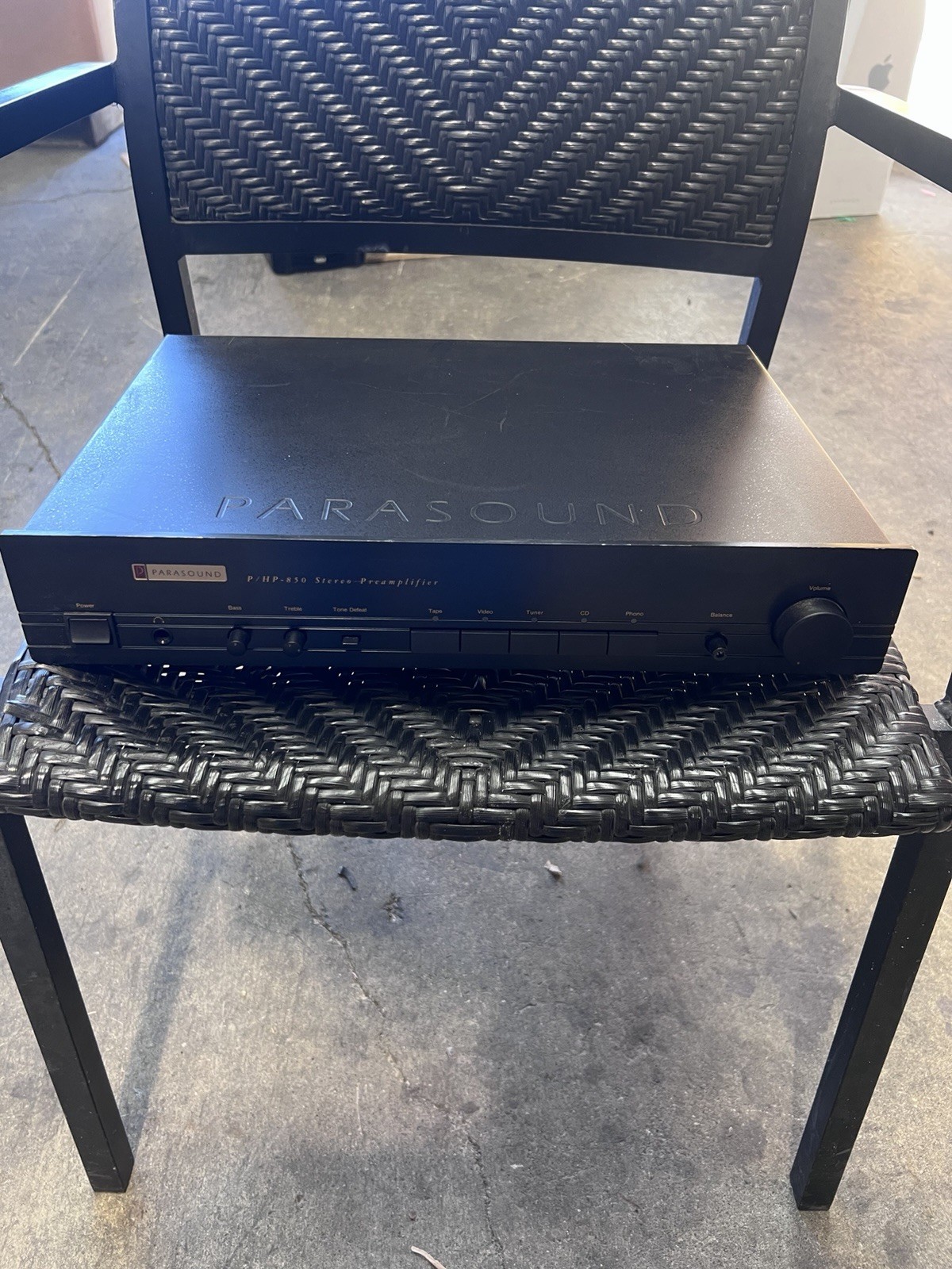 Parasound P/HP 850  Stereo Preamplifier w/Phono In AS IS