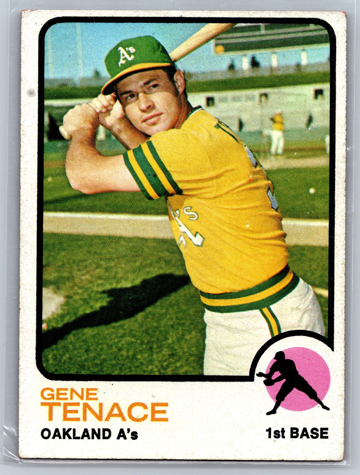 Gene Tenace 1973 Topps #524 Oakland Athletics