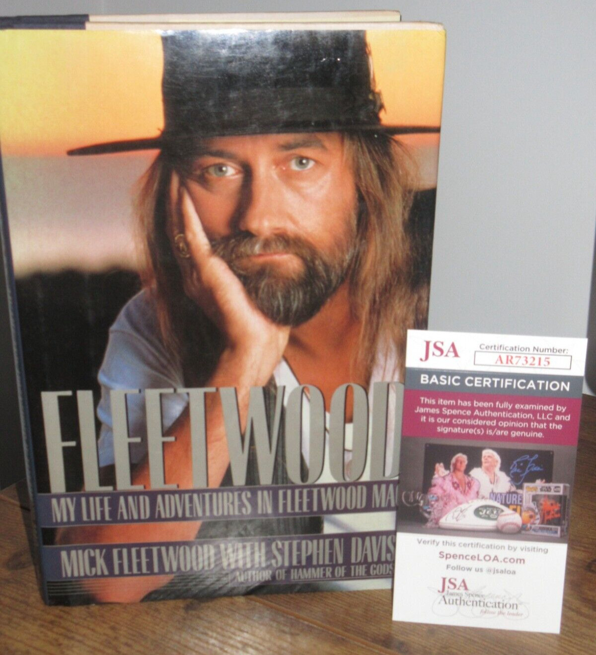 JSA COA Cert- MICK FLEETWOOD SIGNED BOOK Fleetwood My Life and Adventures in... JSA COA Cert- MICK FLEETWOOD SIGNED BOOK Fleetwood My Life and Adventures in...