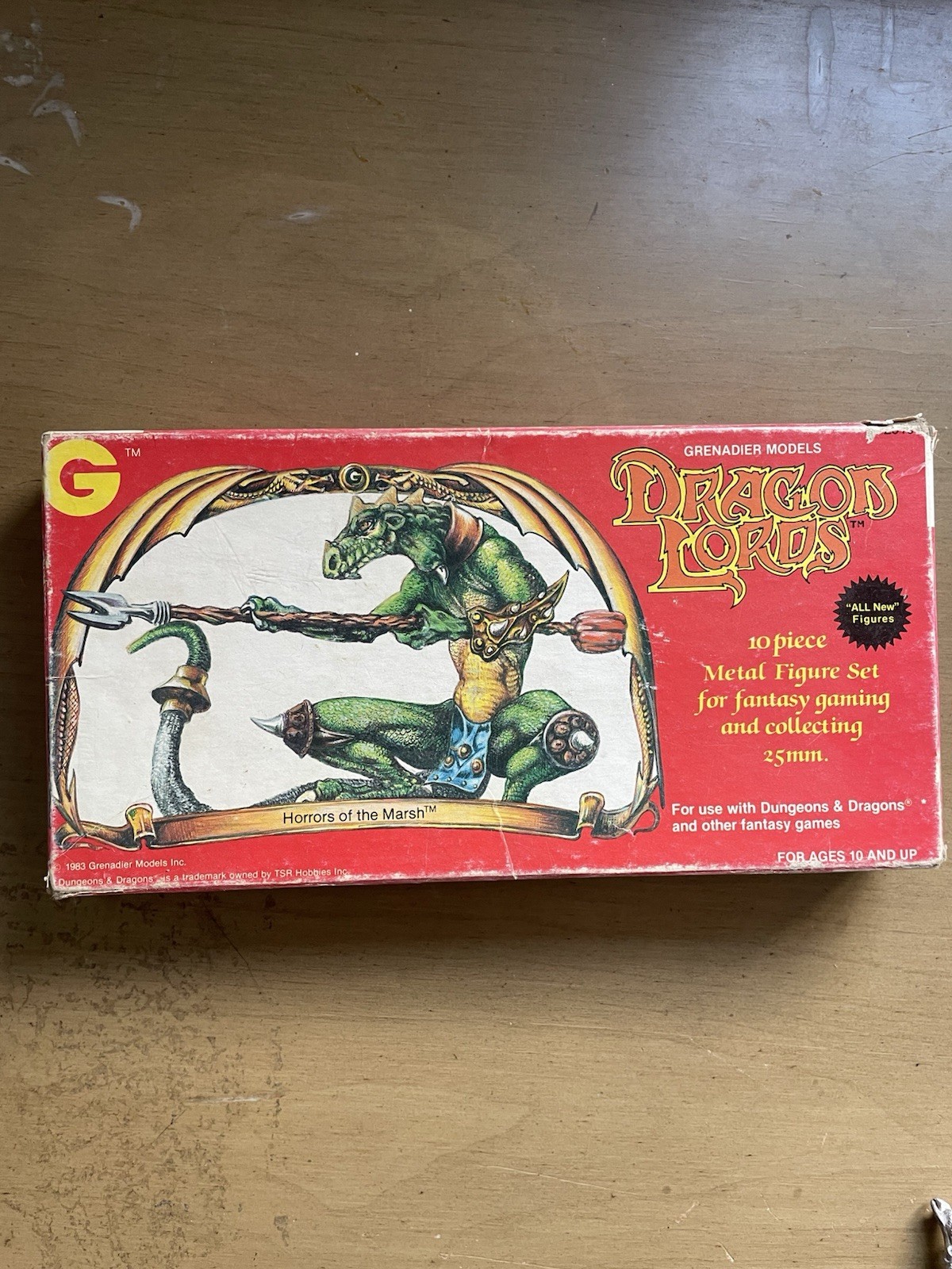 Incomplete Grenadier 1983 Miniature Figure Set Dragon Lords #2010 Horrors Marsh