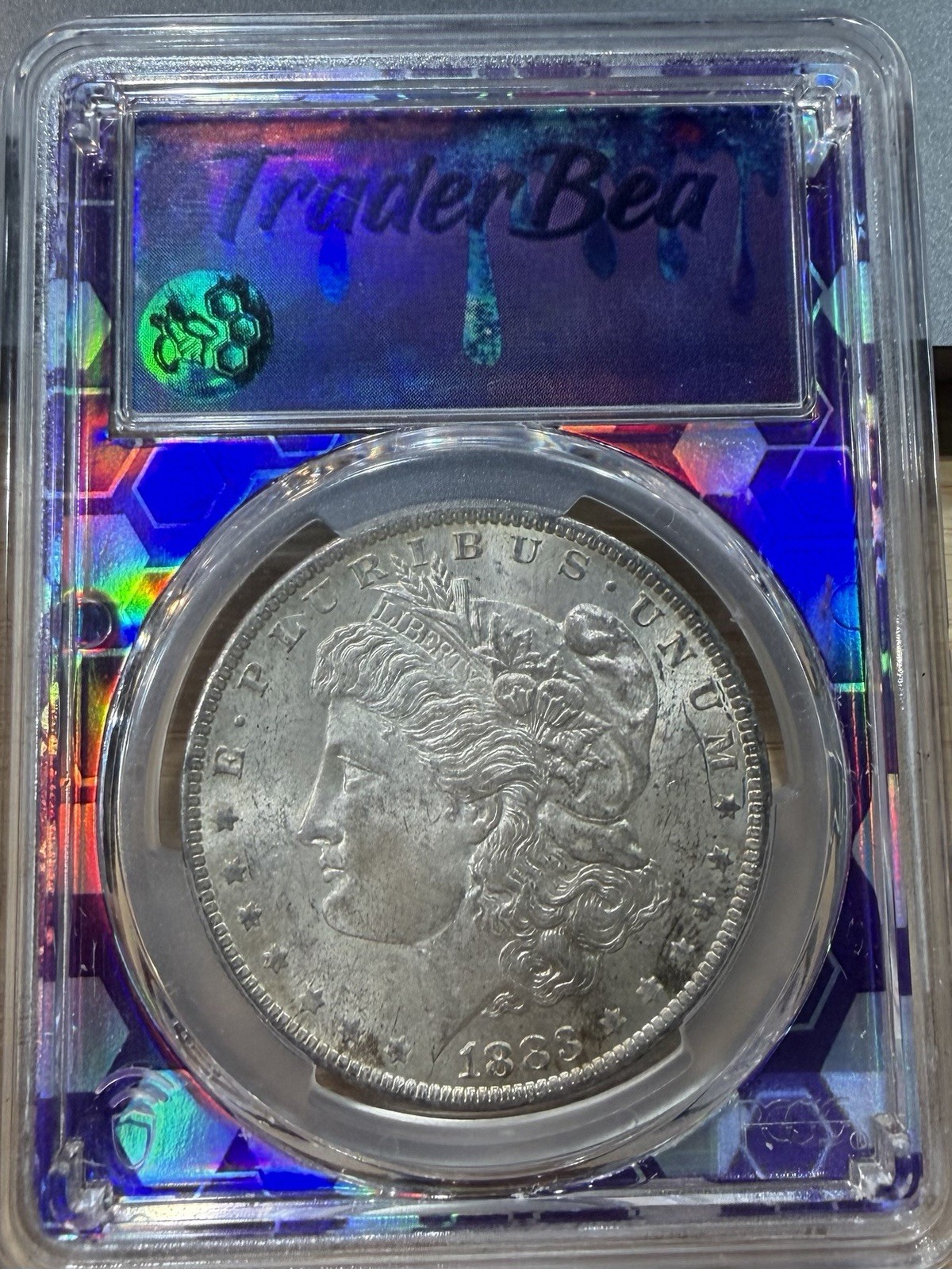 1883-O MORGAN SILVER DOLLAR ** PCGS CERTIFIED BU NEW ORLEANS MINT, 