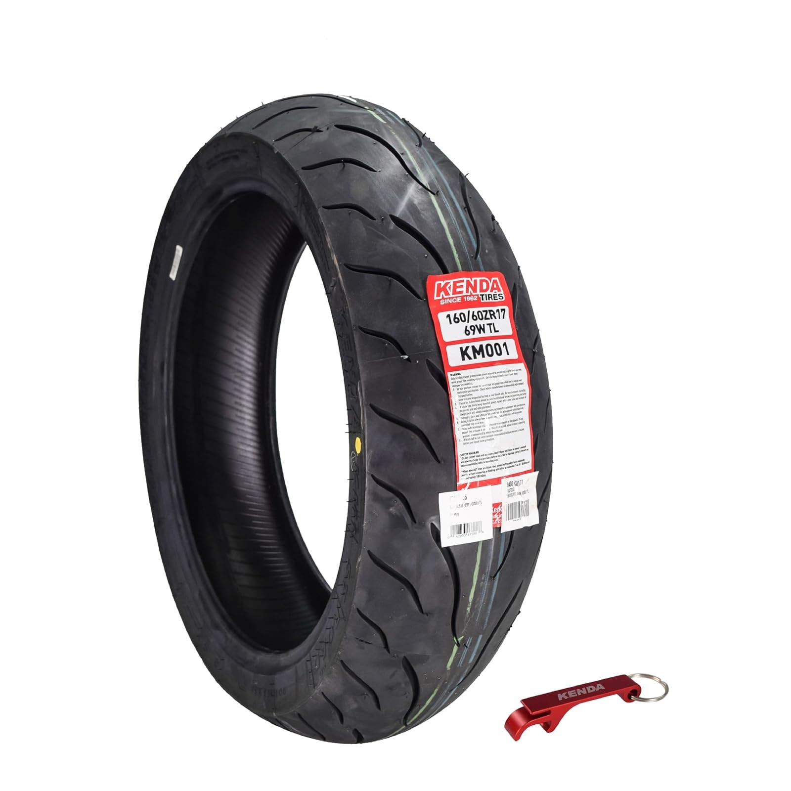 Kenda KM1 (KM001) 160/60ZR17 Rear Tire for Sport Touring Motorcycle 69W - Radial