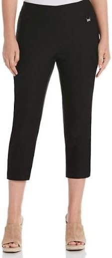 RAFAELLA Women\'s Black Capri Pants Comfort Stretch NWT Sizes 6 & 8 & 10 & 12 RAFAELLA Women\'s Black Capri Pants Comfort Stretch NWT Sizes 6 & 8 & 10 & 12
